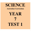 Australian Curriculum Science Year 7 Test 1